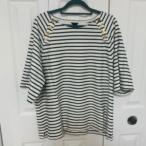 Ann Taylor striped blouse